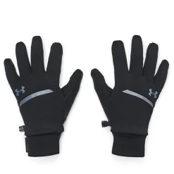 Gloves-Scarves-Umbrellas*Under Armour Armour Ua Storm Fleece Run Gloves Running Glove Mens in Black