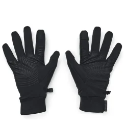 Gloves-Scarves-Umbrellas*Under Armour Armour Ua Storm Fleece Run Gloves Running Glove Mens in Black