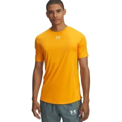 Football And Rugby Clothing*Under Armour Chal Pro Ss Tee in Orange