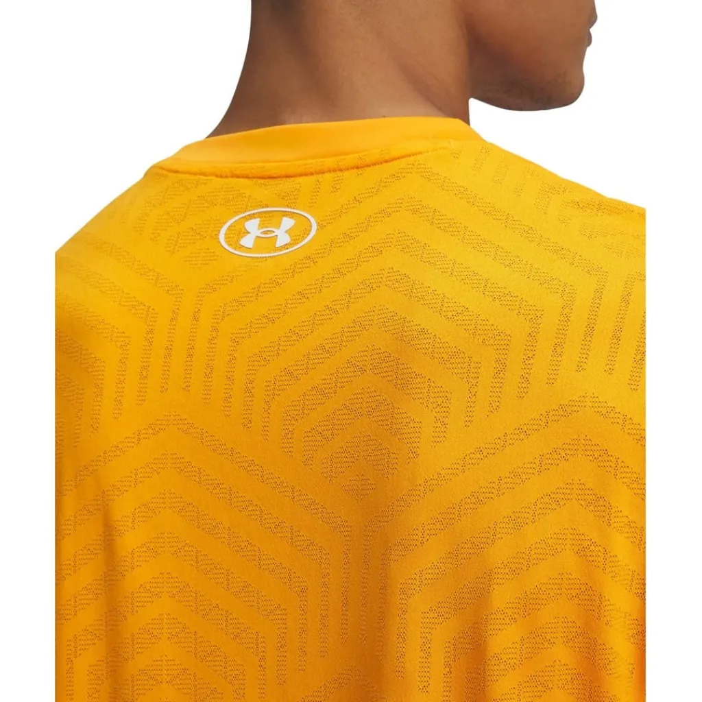 Football And Rugby Clothing*Under Armour Chal Pro Ss Tee in Orange
