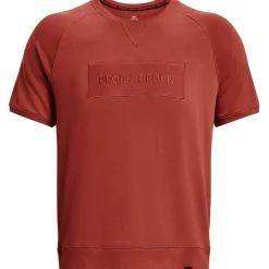 Fitness And Gymwear*Under Armour Crew Neck Relaxed Fit Gym T-Shirt in Red
