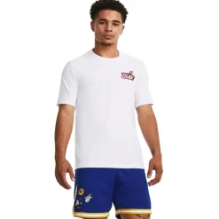 Fitness And Gymwear*Under Armour Curry Goat Regular Fit Short Sleeve T-Shirt in White