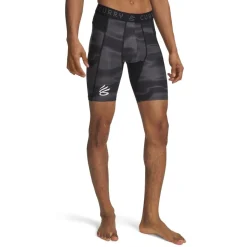Fitness And Gym Shorts|Fitness And Gymwear*Under Armour Curry Heatgear Printed Shorts Adults in Black