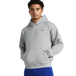 Fitness And Gym Tops*Under Armour Curry Hooded Relaxed Fit Sweatshirt in Grey
