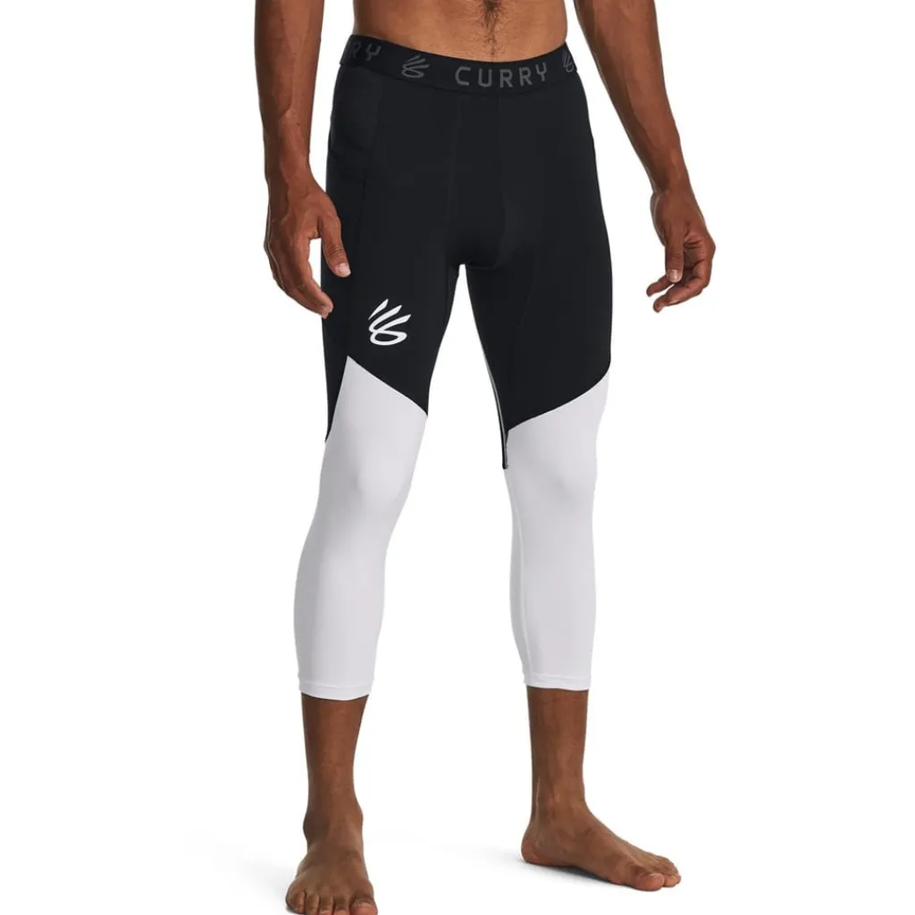 Fitness And Gym Pants|Fitness And Gymwear*Under Armour Curry Three Quartertight in Black