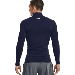 Fitness And Gym Tops*Under Armour Gear Armour Compression Mock Top in Blue