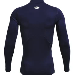 Fitness And Gym Tops*Under Armour Gear Armour Compression Mock Top in Blue
