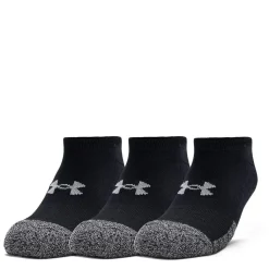 Underwear And Socks*Under Armour Heatgear No Show Socks 3 Pack in Black