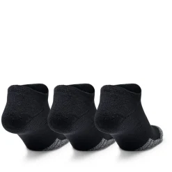 Underwear And Socks*Under Armour Heatgear No Show Socks 3 Pack in Black