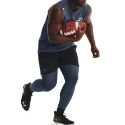 Fitness And Gym Pants*Under Armour HG ArmourP Logo Running Pants in Grey