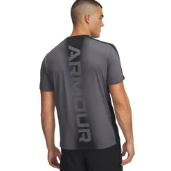 Fitness And Gym Tops*Under Armour Hg Wordmrk T in Grey