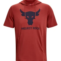 Hoodies*Under Armour Hooded Sleeveless Relaxed Fit Sweatshirt in Red