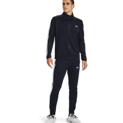 Tracksuits*Under Armour Knit Long Sleeve Mock Neck Track Suit in Black