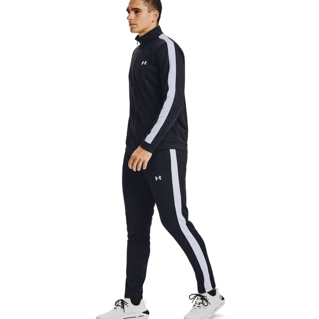 Tracksuits*Under Armour Knit Long Sleeve Mock Neck Track Suit in Black