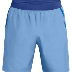Fitness And Gym Shorts*Under Armour Launch Heather Running Shorts in Blue