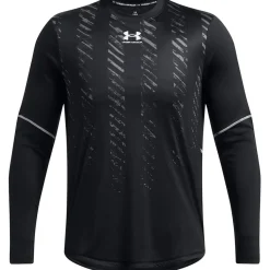 Football And Rugby Clothing*Under Armour Long Sleeve Crew Neck Regular Fit T-Shirt in Black