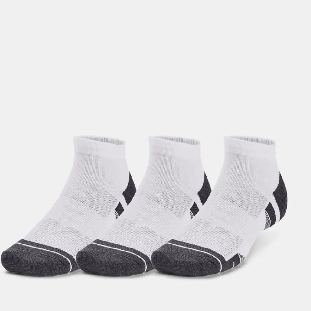 Underwear And Socks*Under Armour Low Cut Socks 3 Pack in White