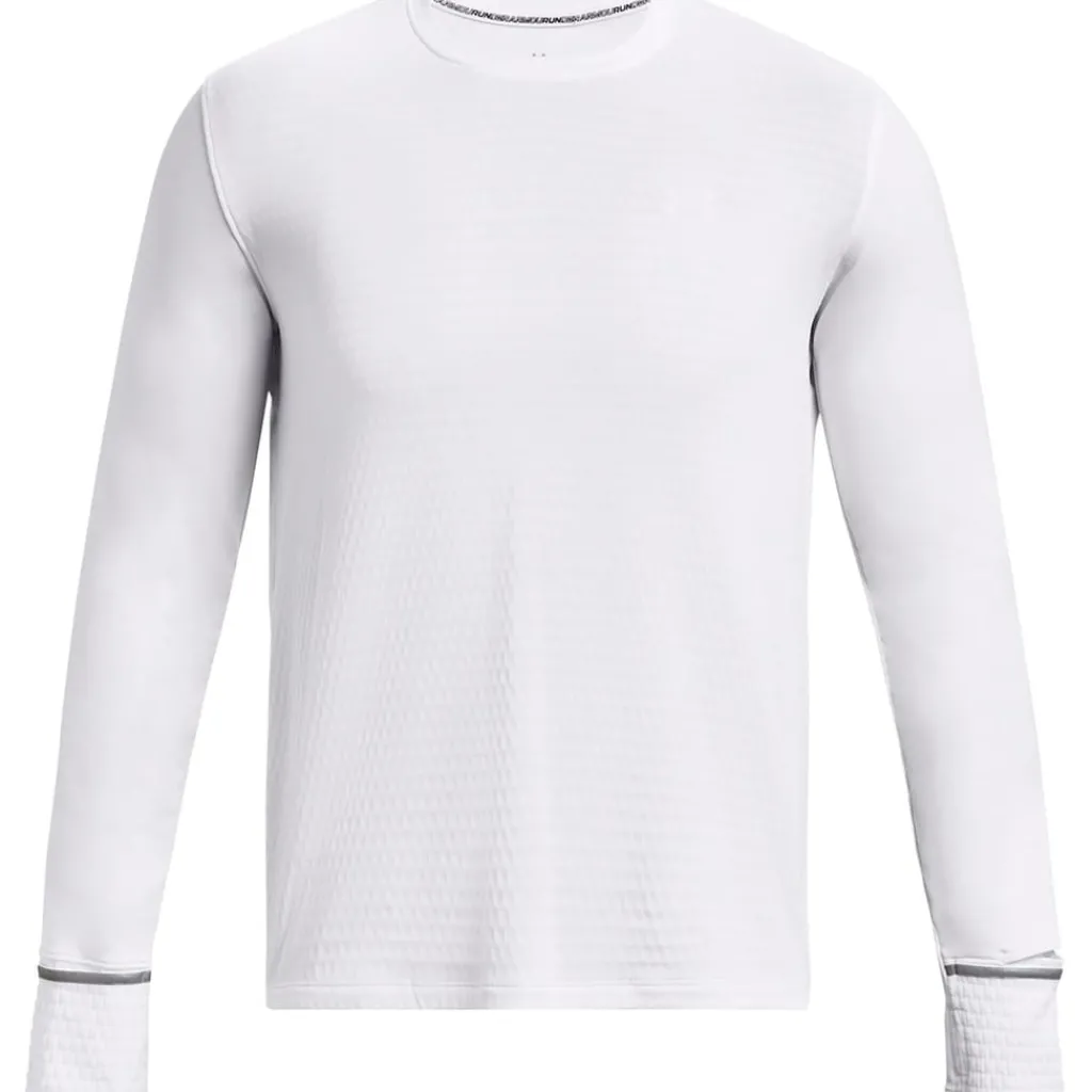 Fitness And Gymwear|Fitness And Gym Tops*Under Armour Mens Armour Qualifier Cold Longsleeve Running Top in White