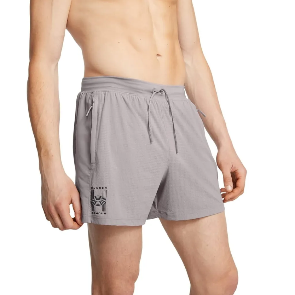Fitness And Gym Shorts*Under Armour Mens Armour Ua Run Anywhere Shorts Running Shorts in Grey