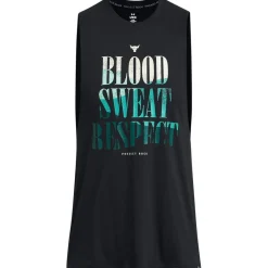 Fitness And Gymwear|Fitness And Gym Tops*Under Armour Mens Armour Ua Pjt Rck Bsr Payoff Tank Gym Top in Black