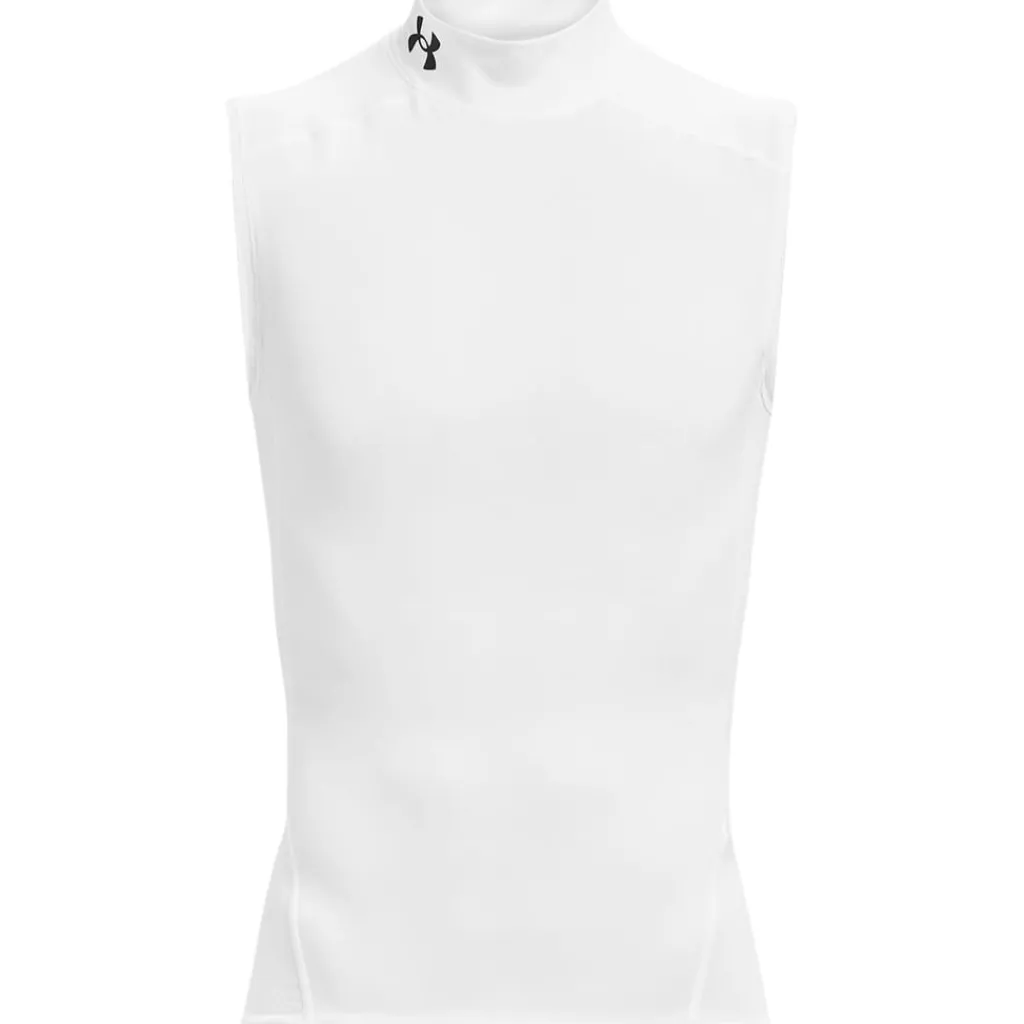 Fitness And Gym Tops*Under Armour Mens Armour Ua Hg Comp Mock Sl Gym Vest in White