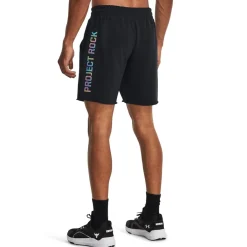 Fitness And Gym Shorts*Under Armour Mens Armour Pjt Rock Hwt Terry Shorts Gym Shorts in Black