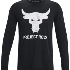 Fitness And Gym Tops*Under Armour Mens Armour Pr Brahma Long Sleeve T-Shirt in Black