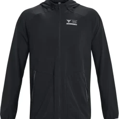 Fitness And Gym Tops*Under Armour Mens Armour Pjt Rock Unstoppable Jacket Hoody in Black