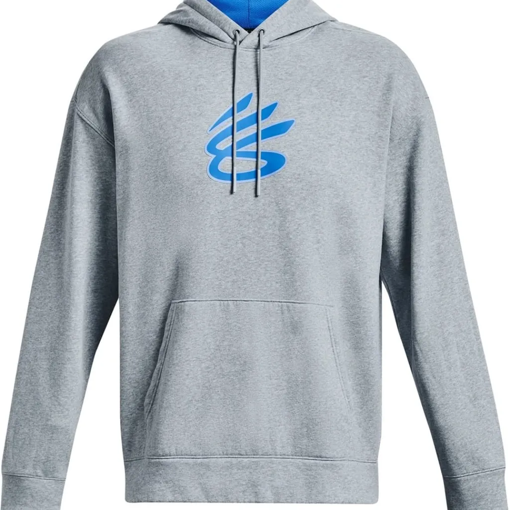 Hoodies*Under Armour Mens Armour Curry Splash Hoodie in Grey