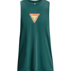 Fitness And Gym Tops*Under Armour Mens Armour Ua Pjt Rock Dmnd Muscle Tank Gym Vest in Green