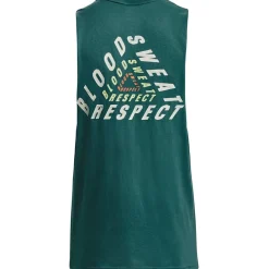 Fitness And Gym Tops*Under Armour Mens Armour Ua Pjt Rock Dmnd Muscle Tank Gym Vest in Green