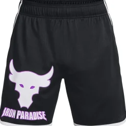 Fitness And Gym Shorts*Under Armour Mens Armour Ua Pjt Rck Dsrpt Mesh Sts Gym Shorts in Black