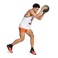Fitness And Gym Shorts*Under Armour Mens Armour Pjt Rock Ultimate 5 Pt Sts Gym Shorts in Orange