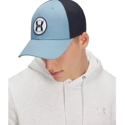 Caps-Hats*Under Armour Mens Blitzing Trucker Hat in Blue
