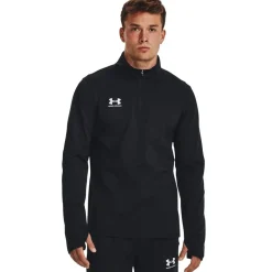 Fitness And Gymwear|Fitness And Gym Tops*Under Armour Mens Challenger Half Zip Midlayer in Black