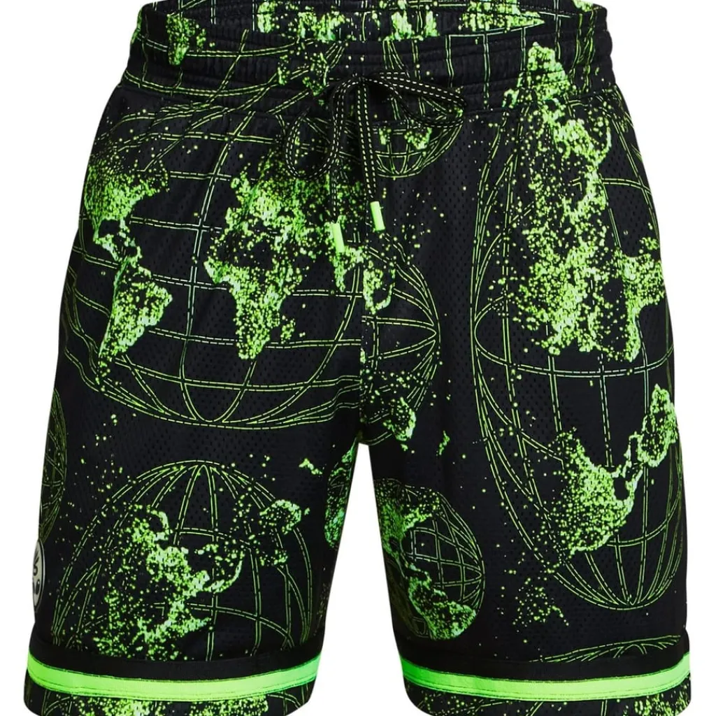 Fitness And Gym Shorts*Under Armour Mens Curry Statement Shorts in Black