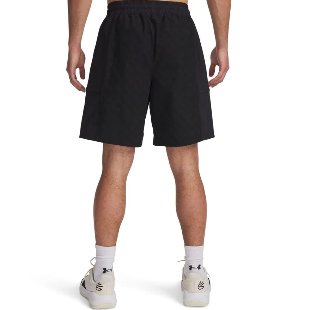 Fitness And Gym Shorts*Under Armour Mens Curry Woven Shorts in Black
