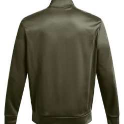 Fitness And Gymwear*Under Armour Mens Half Zip Fleece Top in Green