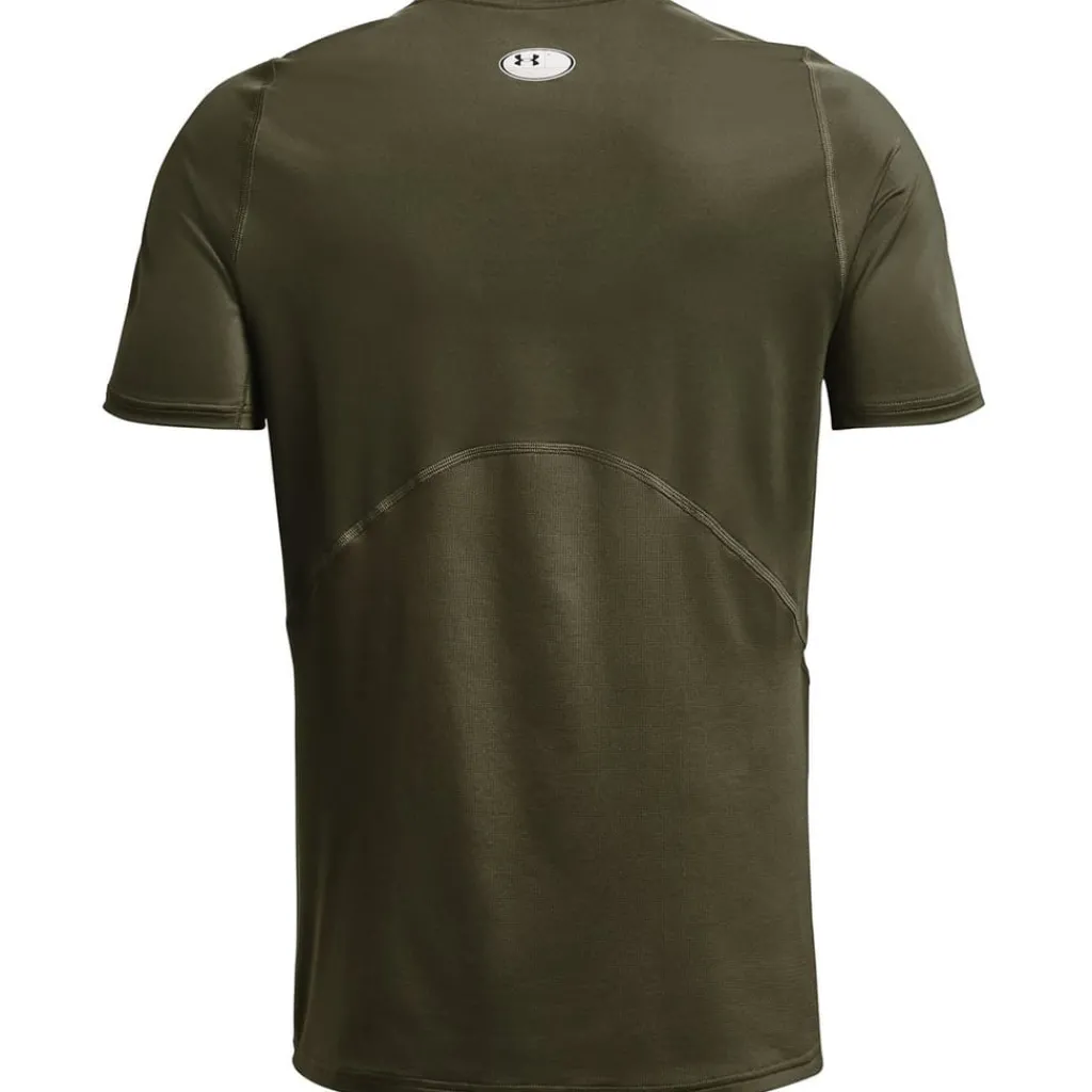 Fitness And Gym Tops|Fitness And Gymwear*Under Armour Mens Heatgear Armour Fitted Short Sleeve Training Top in Green