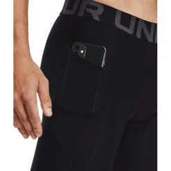 Fitness And Gymwear*Under Armour Mens Heatgear Core Tights in Black