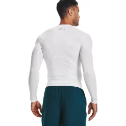 Fitness And Gym Tops|Fitness And Gymwear*Under Armour Mens Heatgear® Long Sleeve in White