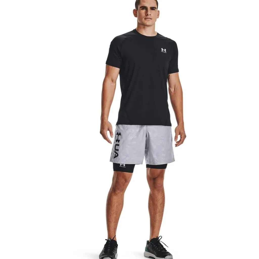 Shorts*Under Armour Mens Heatgear® Pocket Long Shorts in Black