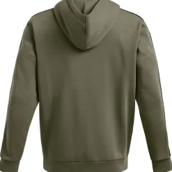 Hoodies*Under Armour Mens Icon Fleece Taping Hoodie in Green