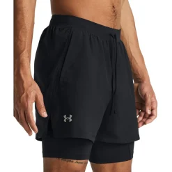 Fitness And Gym Shorts|Fitness And Gymwear*Under Armour Mens Launch Sw 7 2n1 Shorts in Black