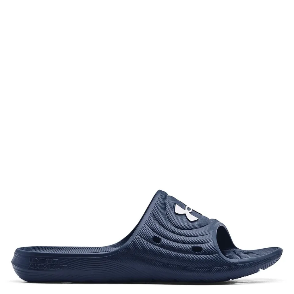 Beach Shoes*Under Armour Mens Locker Iv Sl Sliders in Blue