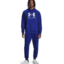 Trousers*Under Armour Mens Rival Tracksuit Bottoms in Blue