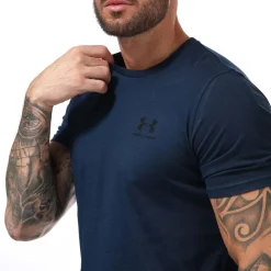 Fitness And Gymwear|T-Shirts And Vests*Under Armour Mens Sportstyle Left Chest Short Sleeve T-Shirt in Navy