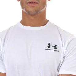 Fitness And Gymwear|T-Shirts And Vests*Under Armour Mens Sportstyle Left Chest Short Sleeve T-Shirt in White