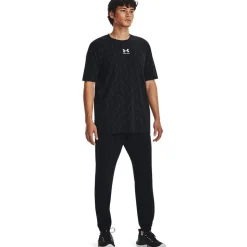 Trousers*Under Armour Mens Stretch Woven Joggers in Black