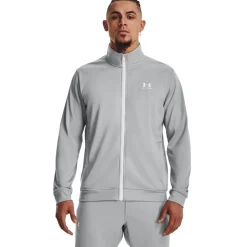 Coats And Jackets*Under Armour Mens Tricot Jacket in Grey